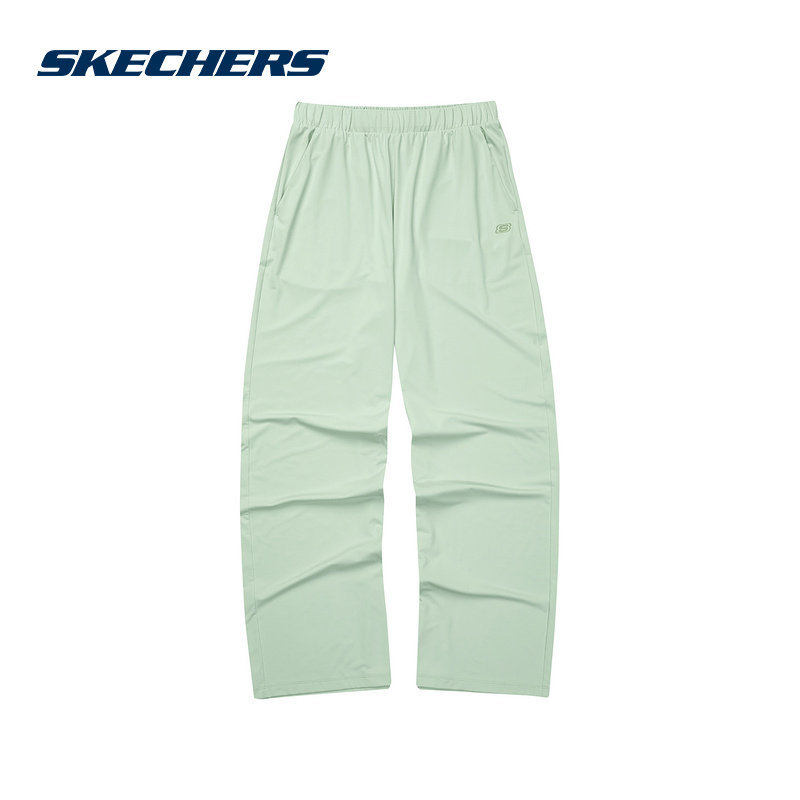 Skechers斯凯奇御光休闲裤女垂感速干凉感防晒裤直筒裤 L224W069,运动服/休闲服装,运动长裤,淘宝优惠券,粉丝福利购,淘宝优惠卷