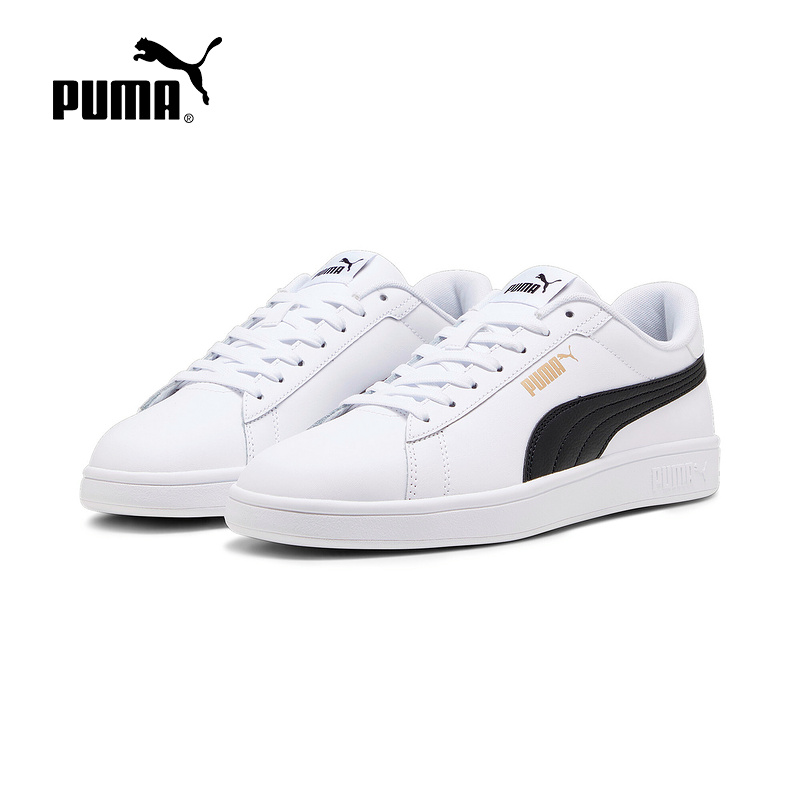 PUMA彪马夏季男女新款SMASH低帮经典复古百搭板鞋小白鞋390987-11