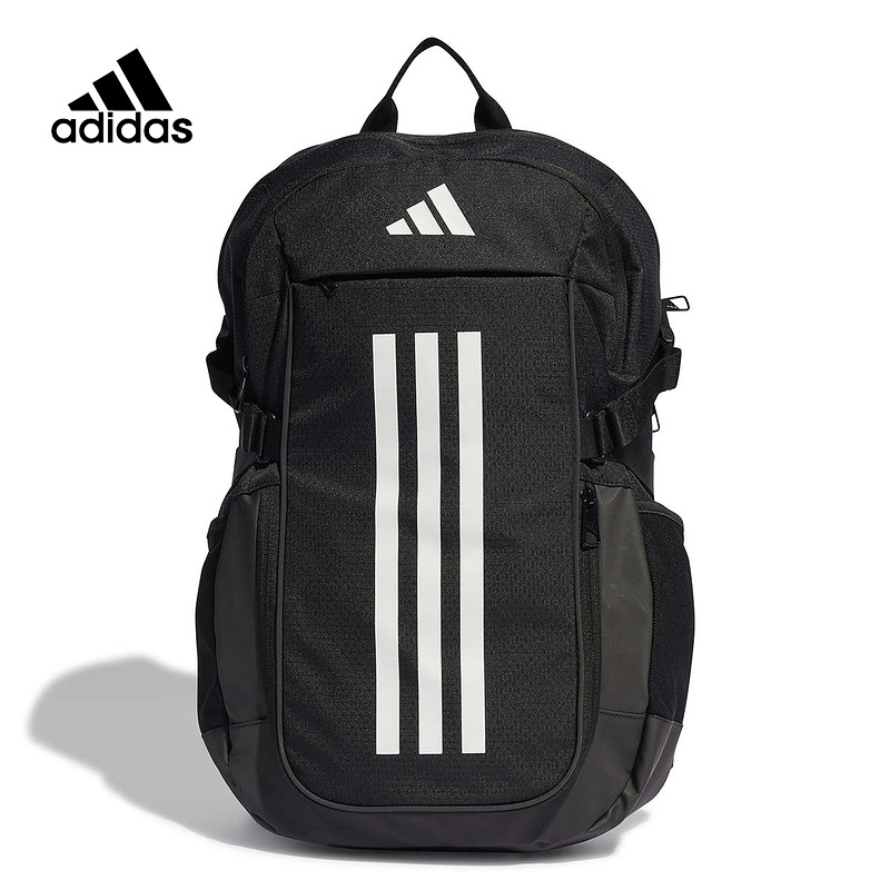 Adidas阿迪达斯双肩包男女款经典三条纹大容量书包运动背包IP9878
