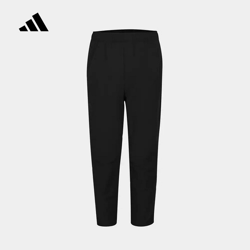 adidas阿迪达斯2026冬男休闲运动裤舒适梭织长裤新款下装 KY5025