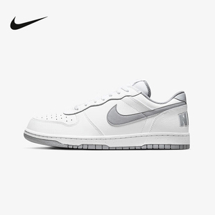 BIG 355152 NIKE 低帮轻便板鞋 106 LOW白灰色休闲运动鞋 耐克男鞋