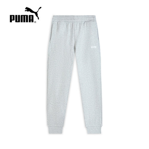 PUMA彪马运动裤女裤秋季新款加绒保暖针织束脚休闲长裤693001-04