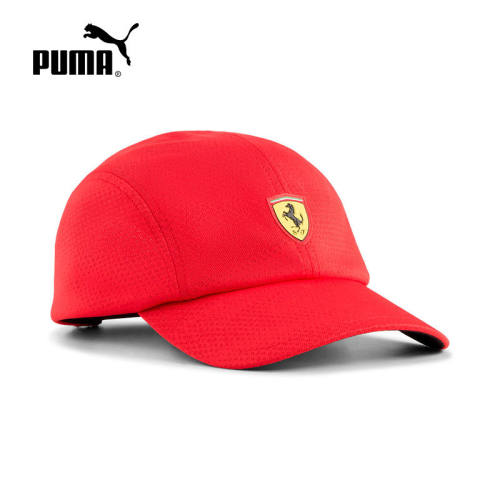 PUMA彪马FERRARI法拉利赛车系列鸭舌帽2026春中性帽子 026886-01