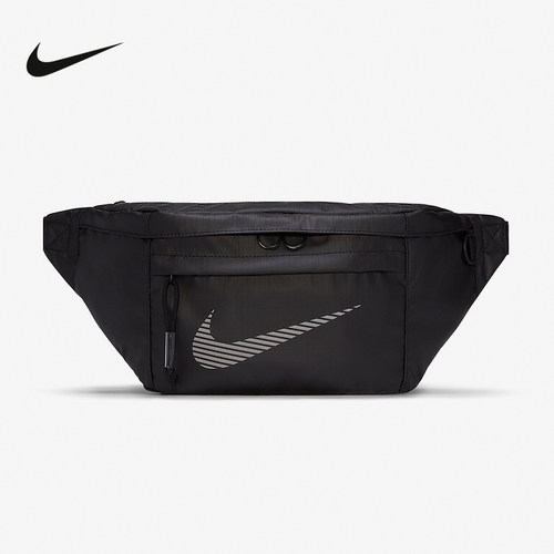 Nike耐克腰包皮面防水单肩包新款大容量骑行斜挎胸包DB4697-010