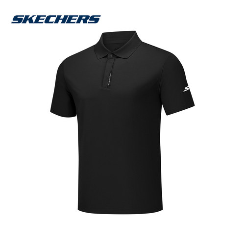 Skechers斯凯奇26夏季男士凉感针织运动短袖休闲POLO衫 P226M091