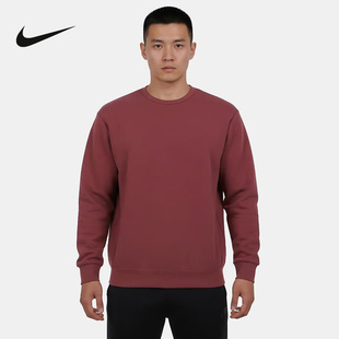 Nike耐克24.7 DRI-FIT男子针织上衣红色新年款圆领卫衣HQ6965-658