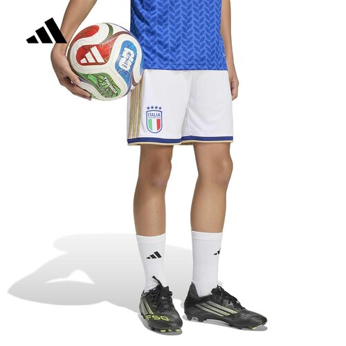 adidas阿迪达斯意大利国家队世界杯球裤 儿童主场速干短裤 JY7606