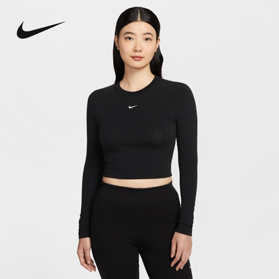 耐克2025秋女长袖针织衫