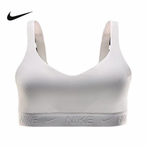 耐克INDY女子可调节高强度支撑衬垫运动服BRA速干内衣FD1069-100