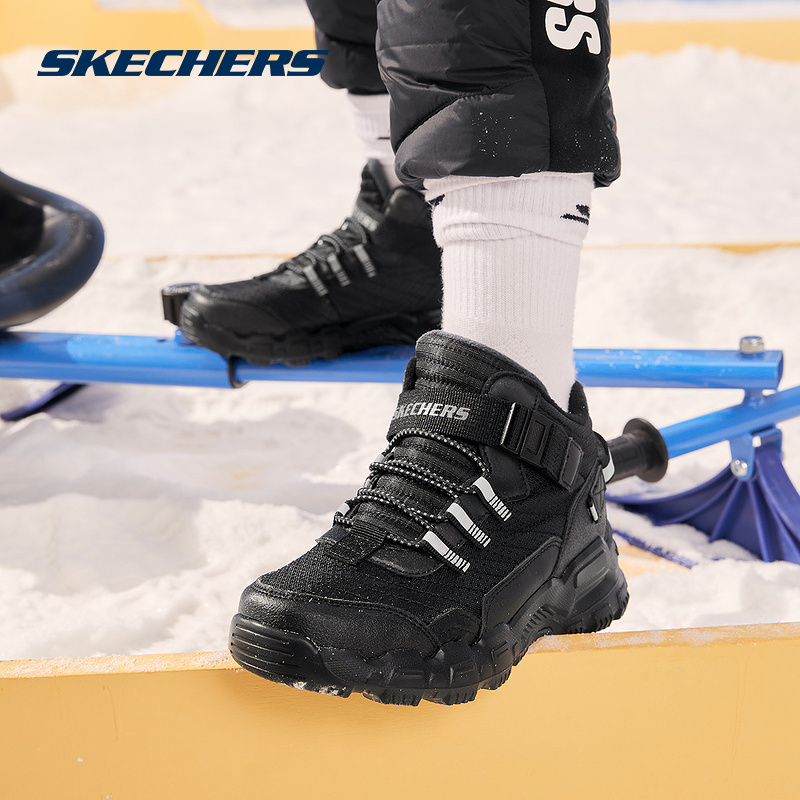 SKECHERS(斯凯奇)2024冬男童童鞋 405230L-BBK