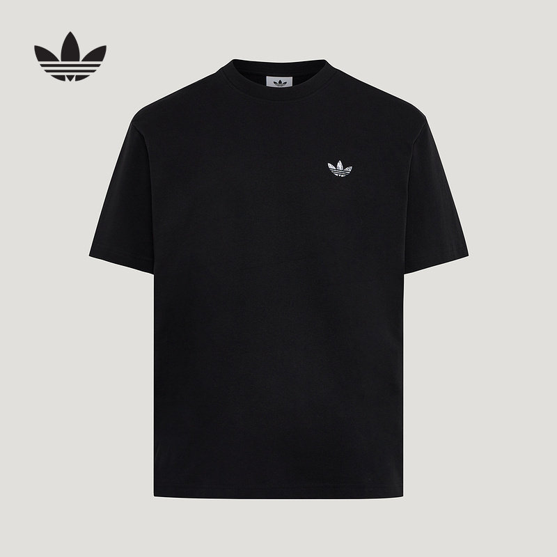 adidas阿迪达斯Flag GFX短袖T恤2026夏男纯棉运动半袖上衣 KG6338 - 实物图
