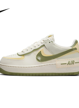 耐克女鞋Nike Air Force 1 AF1马卡龙白绿空军一号板鞋FN6335-101