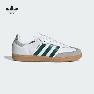 德训鞋 T头鞋 JI2724 SAMBA复古板鞋 adidas阿迪达斯三叶草2025春女鞋