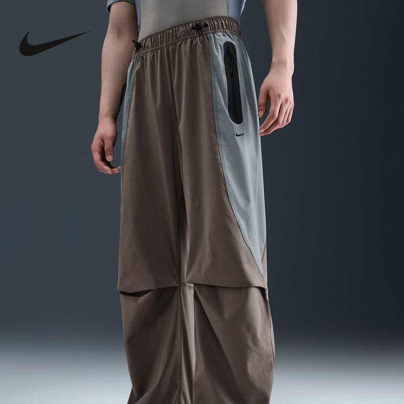 NIKE耐克夏秋季新款男裤运动休闲透气宽松中腰梭织长裤IH8467-289