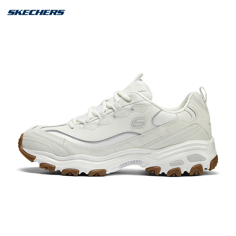 SKECHERS斯凯奇夏季男子厚底耐磨熊猫老爹鞋运动休闲鞋52675/OFWT