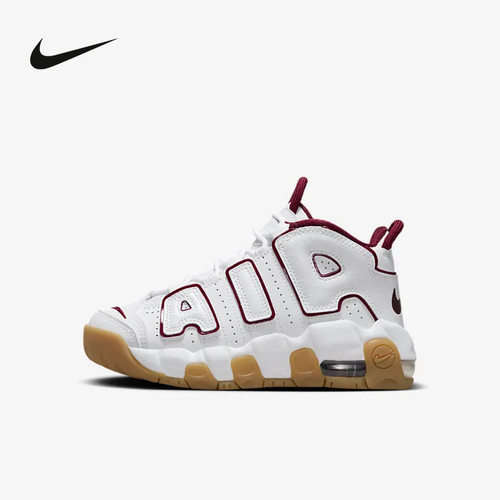 NIKE耐克男女童鞋运动鞋大AIR MORE UPTEMPO缓震篮球鞋FJ2847-100