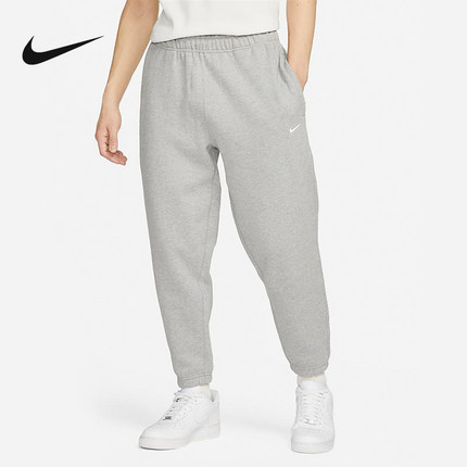 Nike耐克针织长裤男款2025春季新款休闲加绒束脚运动裤DX1365-063