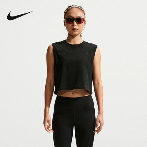 NIKE耐克DRI-FIT女子速干无袖跑步T恤夏季新款宽松背心IM0632-010