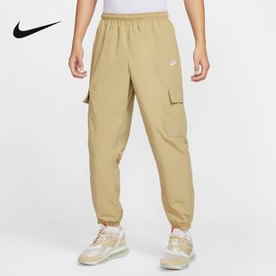 裤 HJ1991 男款 卡其宽松收口梭织运动长裤 297 子夏季 Nike耐克工装