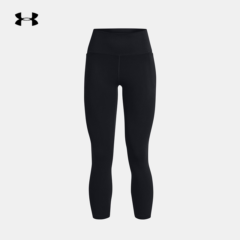 UA安德玛Meridian女子新款训练运动紧身九分裤运动裤1382525-001