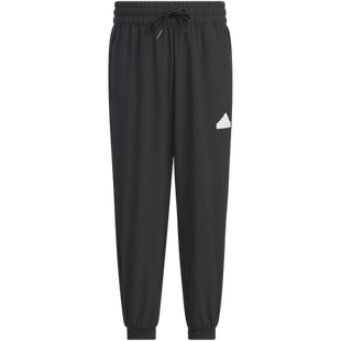 adidas阿迪达斯童装新款男小童运动梭织长裤宽松休闲裤子IT4048