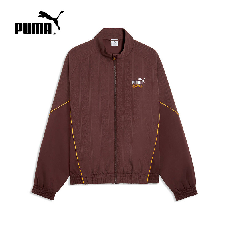 PUMA彪马春季新款男女休闲运动服复古夹克保暖夹棉外套636856-13