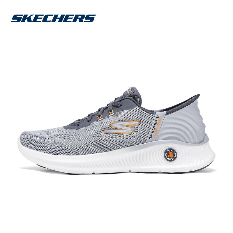 Skechers斯凯奇男鞋夏季新舒适透气休闲运动风健步鞋216314C-CHAR