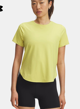 安德玛t恤女装UA春夏Iso-Chill爆冷系列运动休闲短袖1389564-729