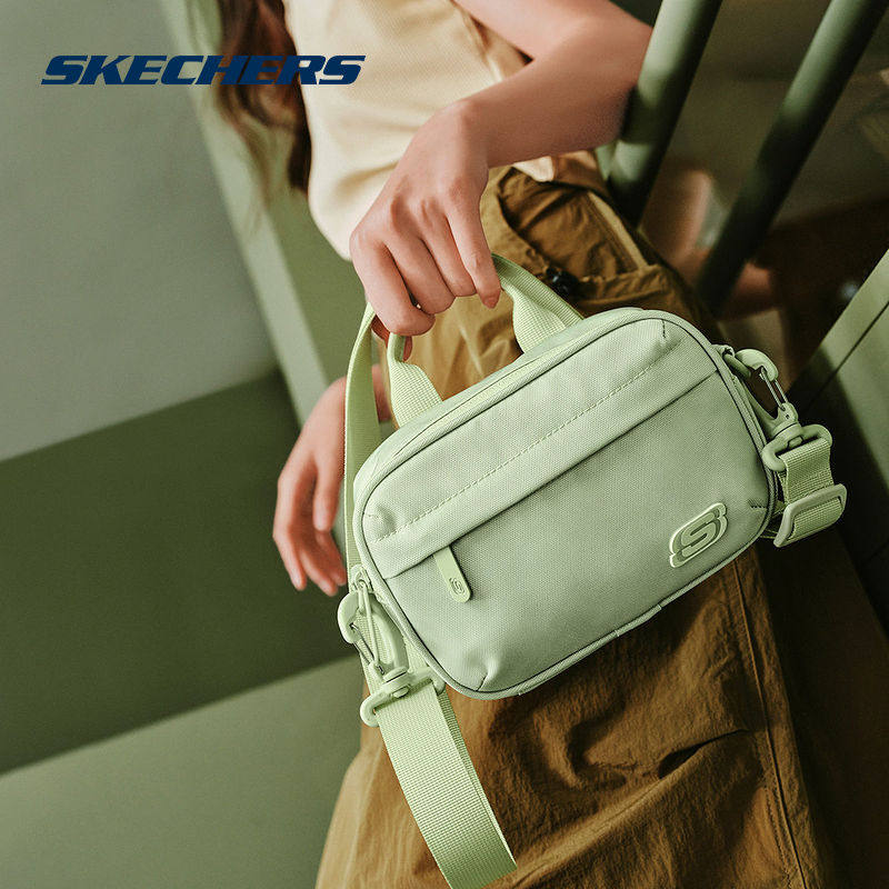 Skechers斯凯奇男女多功能款时尚休闲运动相机单肩背包 L1