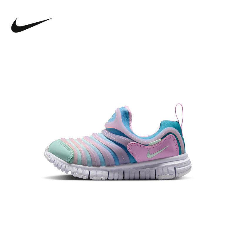 NIKE男女小童鞋FREE毛毛虫透气运动鞋轻便幼童学步鞋 343738-642图片