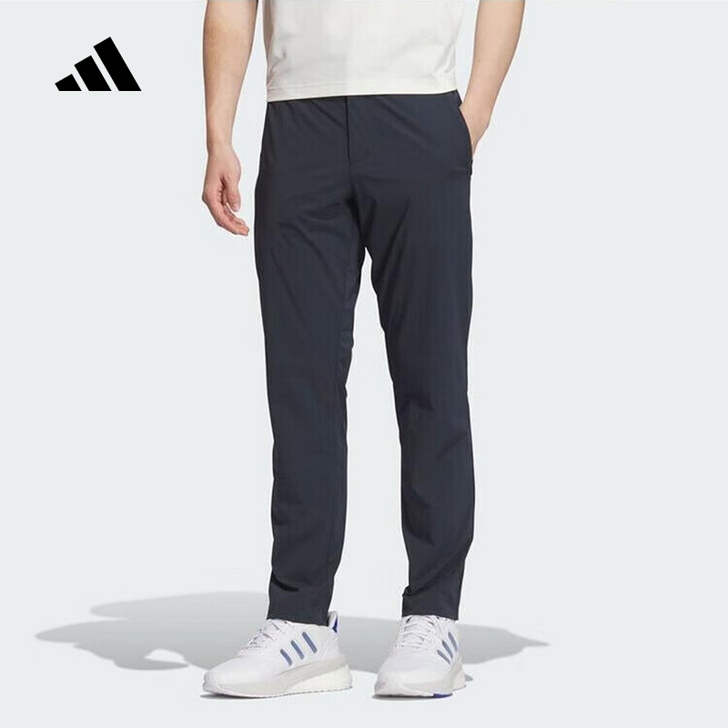 adidas阿迪达斯男子秋季新款运动休闲日常通勤修身梭织长裤KC5824
