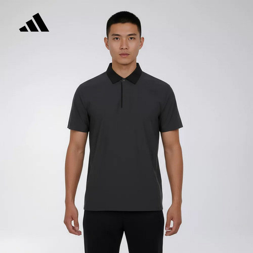 adidas阿迪达斯武宗系列半袖T恤夏男商务风短袖翻领POLO衫 KW4756