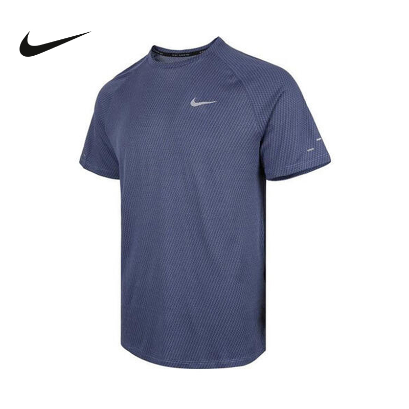Nike耐克男子新款夏跑步训练健身透气速干短袖运动T恤HV2208-499