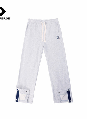 Converse匡威26春男休闲阔腿裤宽松运动裤针织长裤 MCJ698-GGN