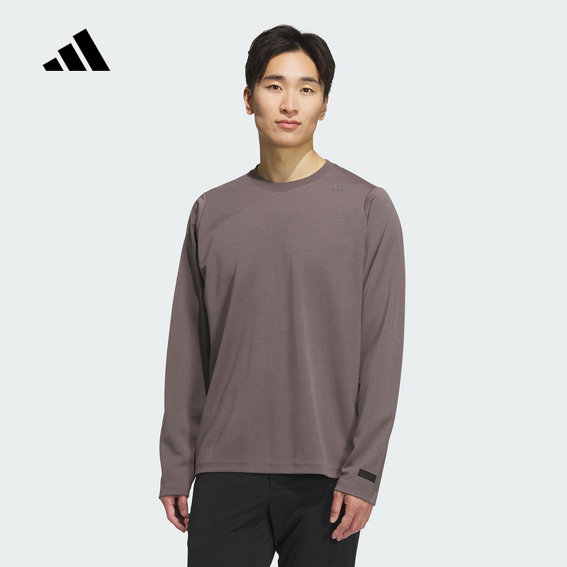 adidas阿迪达斯冬新款武宗系列男商务通勤运动休闲长袖T恤 KB5106