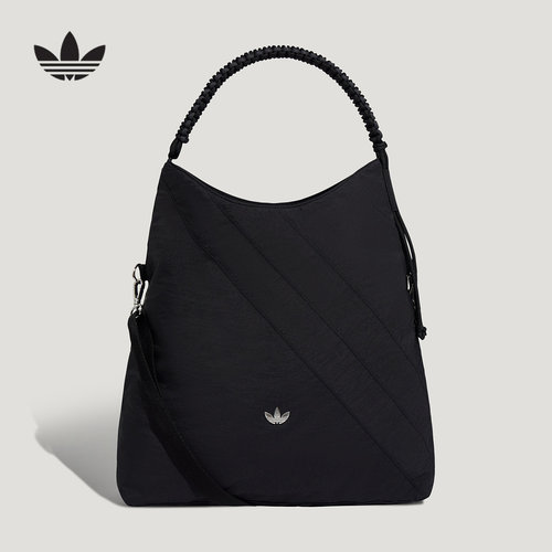 adidas阿迪达斯三叶草斜挎包手提包2026秋女按扣收口单肩包LD6382