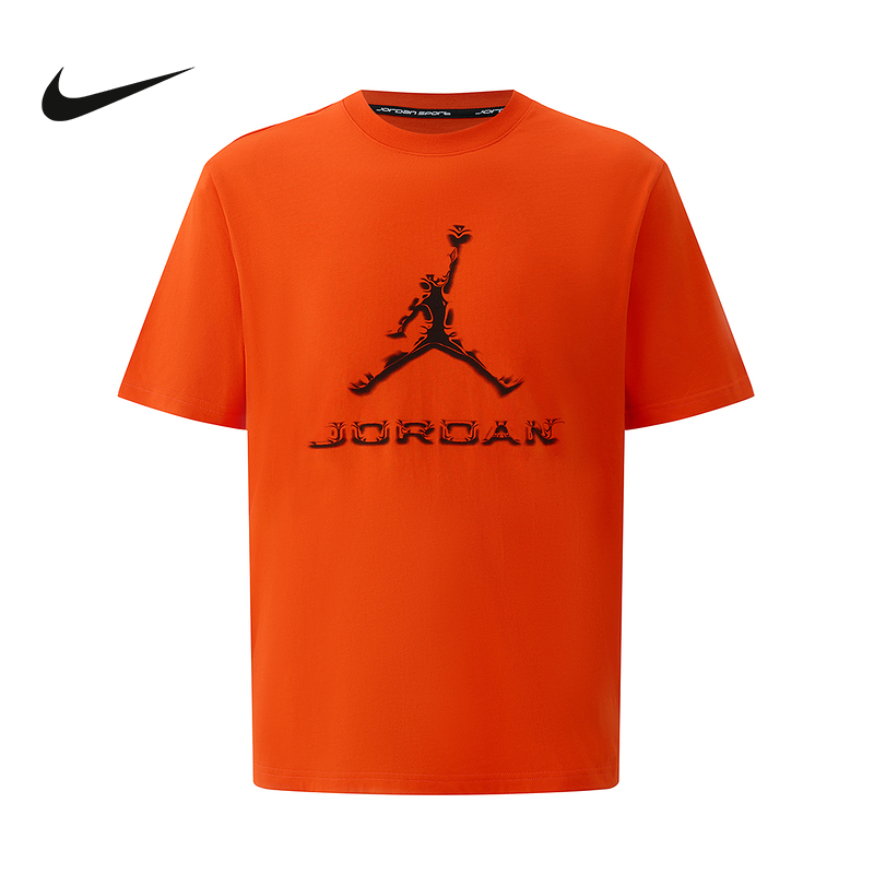 Nike耐克男短袖夏Jordan飞人印花宽松透气篮球运动T恤HQ9092-891