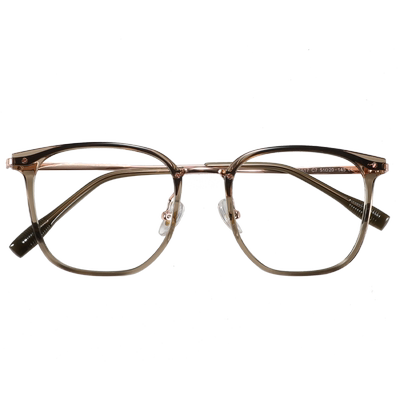 初明女高级显白橄榄防蓝光眼镜