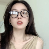 GM черные очки для женского простого лица тонко