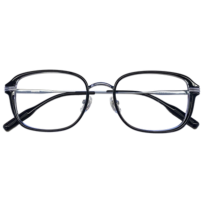 初明纯钛橄榄色小圆框可配近视女