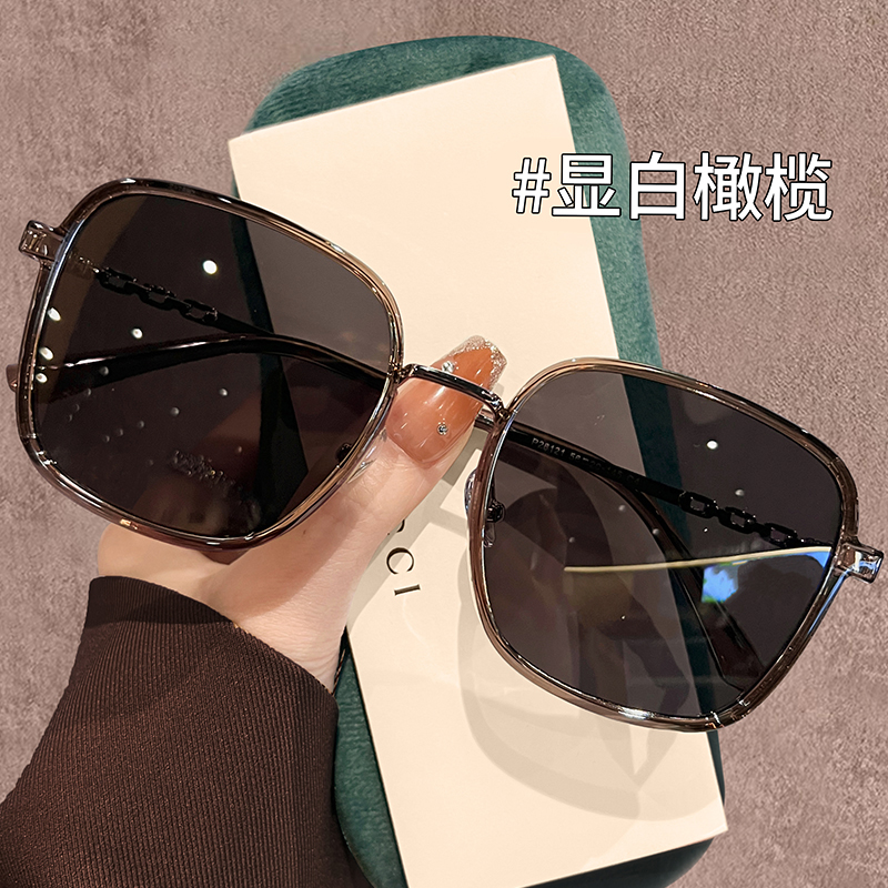 初明大框遮阳驾驶显脸小太阳镜潮