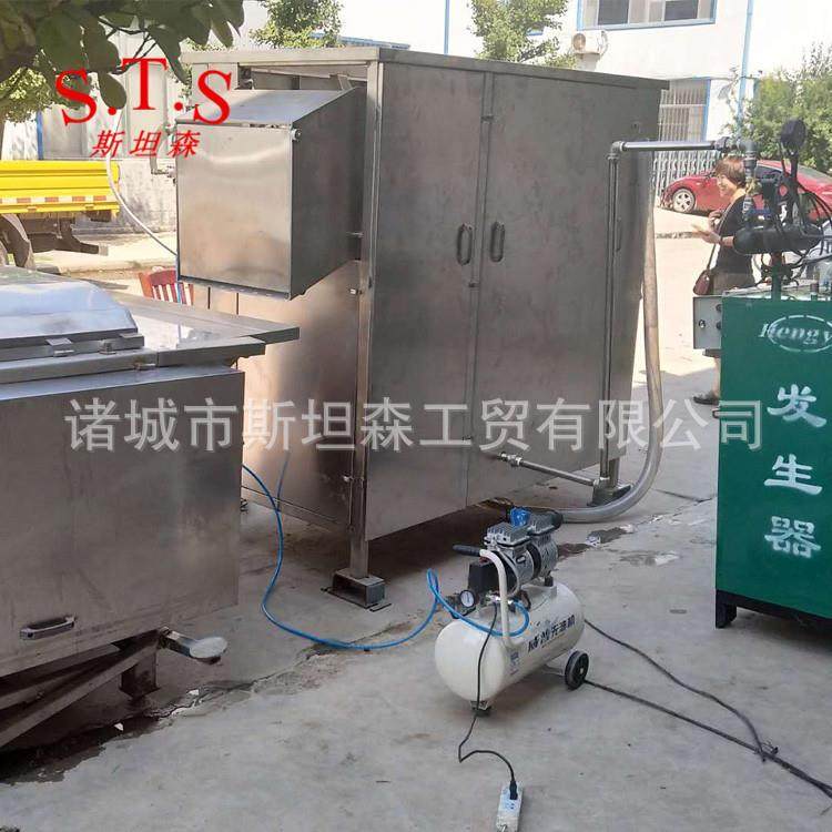 N箱体式浸烫一体机家禽浸烫脱毛机脱毛效果干净自动化程度高