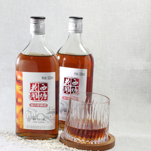 嘉善西塘黄酒老酒金六年陈花雕酒特型半干型整箱