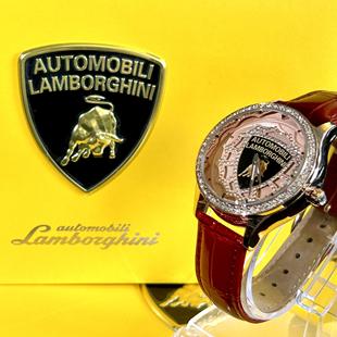 兰博基尼时来运转情侣腕表红色