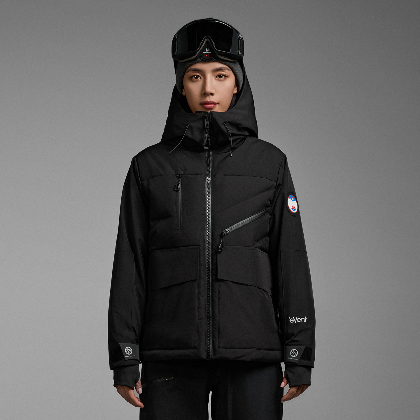 ColdMountain冷山羽绒夹克黑色