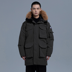 AzureMountain Expedition派克大衣男保暖羽绒服 蔚蓝山脉Mainri