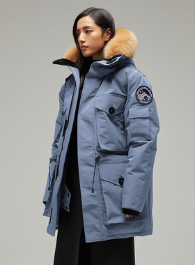 AzureMountain/蔚蓝山脉Tumol图摩尔人派克大衣鹅绒羽绒服
