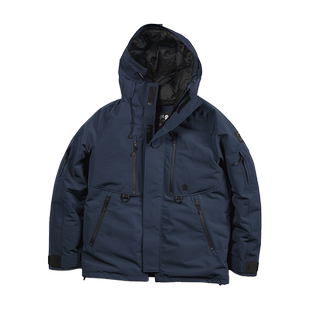 AzureMountain/蔚蓝山脉ECWCS四代风雨雪派克大衣男连帽羽绒服