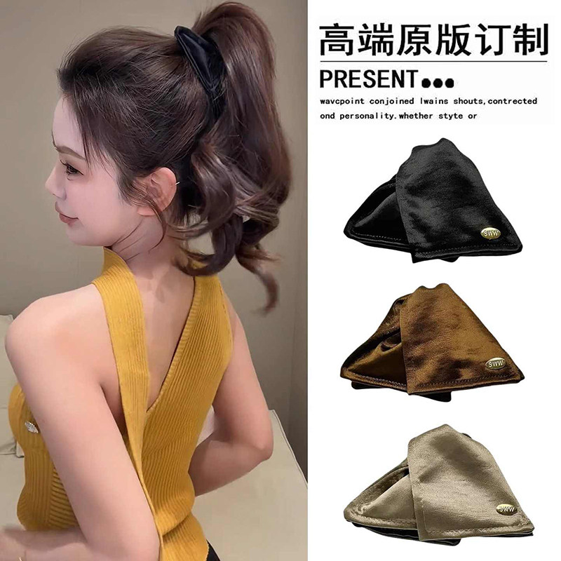 拯救扁塌头缎面贝壳三角抓夹