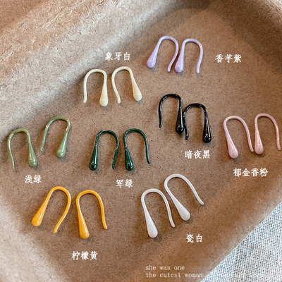 抗过敏生物陶瓷耳钩新款